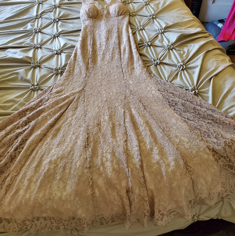 Semi formal floor length gown